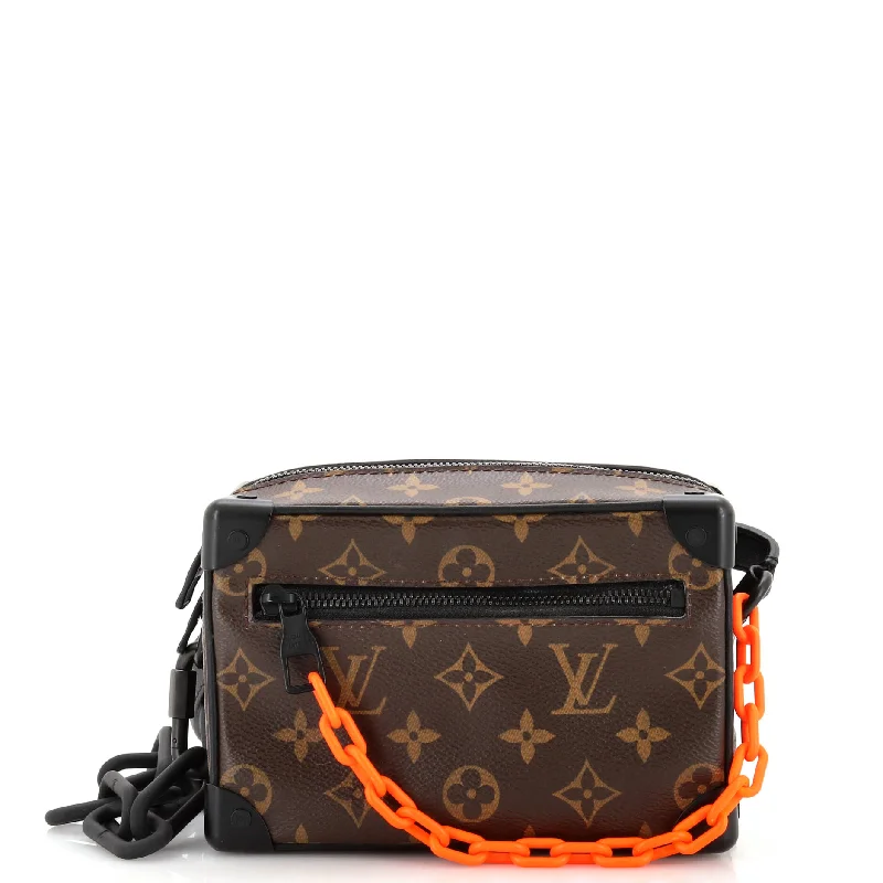 Waterproof Nylon Crossbody Bag in Navy Blue for Outdoor Hiking TripsSolar Ray Soft Trunk Bag Monogram Canvas Mini