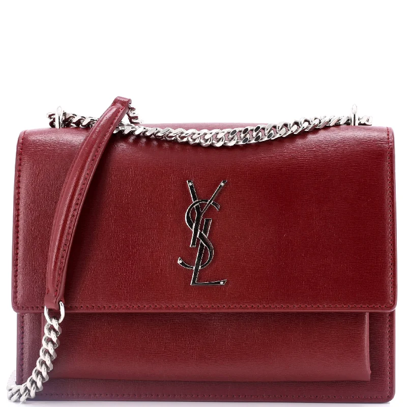Women's Crossbody Bag with Multiple Compartments in Gray for Organized Daily UseSunset Crossbody Bag Leather Medium
