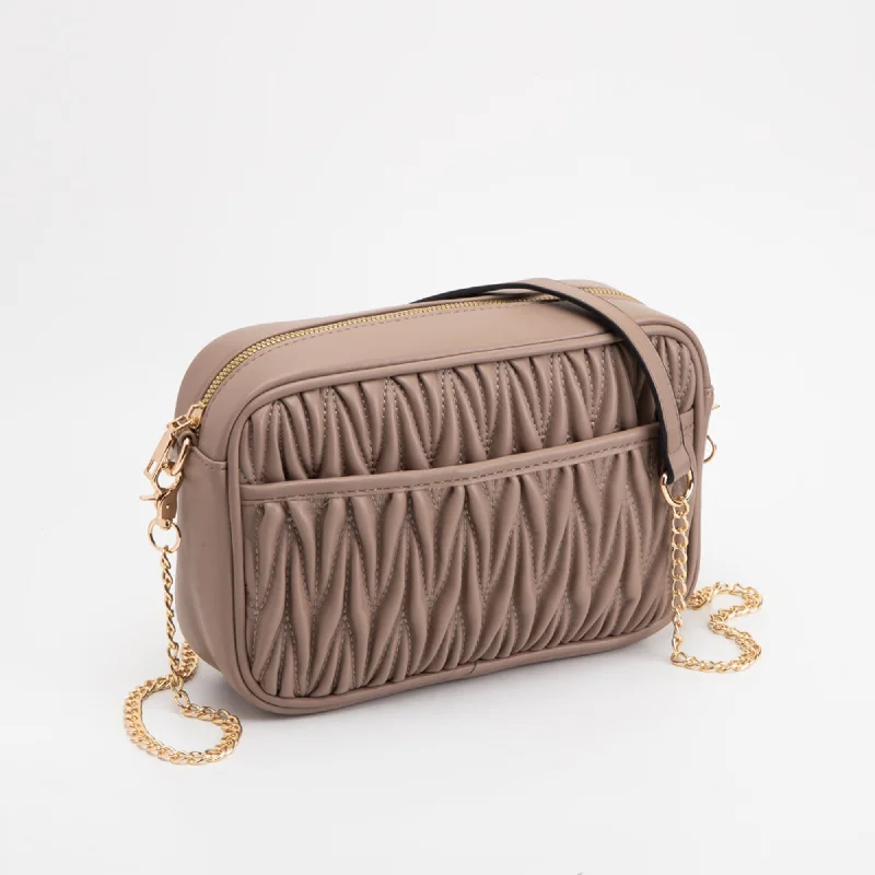 Women's Crossbody Bag with RFID - Blocking Pocket in Black for Safe TravelTG10542 Dana Textured Crossbody Bag With Chain Strap Women's Crossbody Bag with RFID - Blocking Pocket in Black for Safe TravelTG10542 Dana Textured Crossbody Bag With Chain Strap